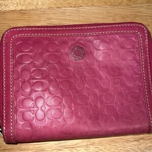 Pink Coach Wallet